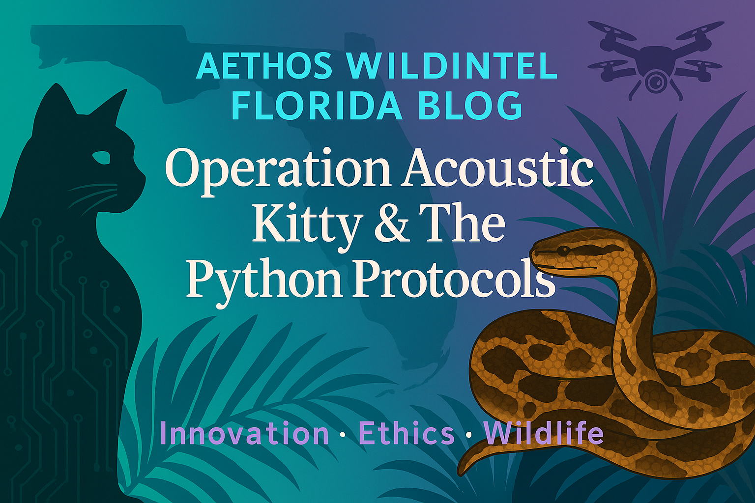 🐾🔬 Operation Acoustic Kitty & Florida’s Wildlife Tactics – powered by: Aethos WildIntel BlogSpot